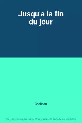Couverture du produit · Jusqu'a la fin du jour