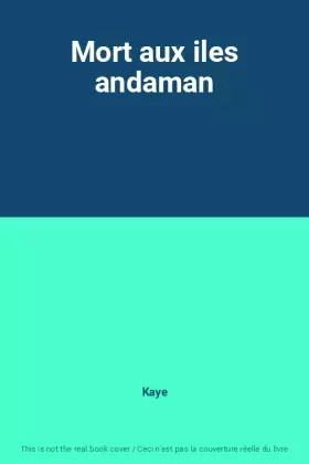 Couverture du produit · Mort aux iles andaman