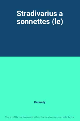 Couverture du produit · Stradivarius a sonnettes (le)