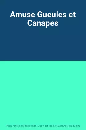 Couverture du produit · Amuse Gueules et Canapes