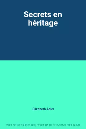 Couverture du produit · Secrets en héritage