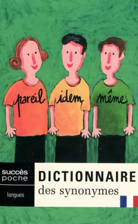 Couverture du produit · Dictionnaire des synonymes