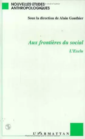 Couverture du produit · Aux frontieres du social l'exclu
