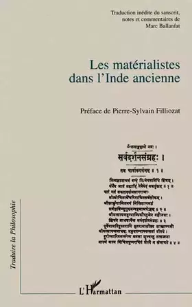 Couverture du produit · Les Matérialistes dans l'Inde ancienne