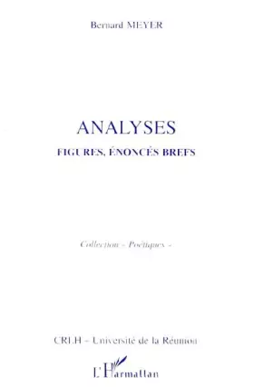 Couverture du produit · Analyses: Figures, énoncés brefs