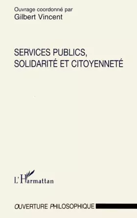 Couverture du produit · Services publics, solidarité et citoyenneté
