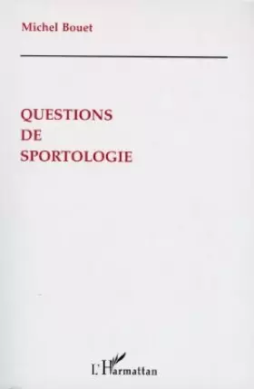 Couverture du produit · Questions de sportologie