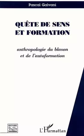 Couverture du produit · Quête de sens et formation