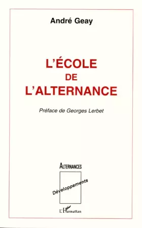 Couverture du produit · L'école de l'alternance