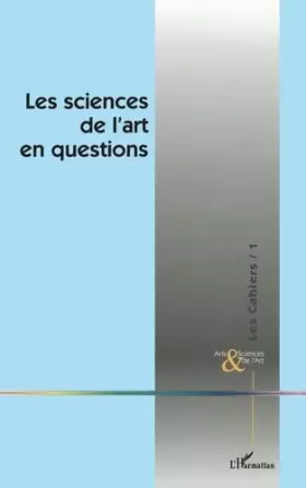 Couverture du produit · Les sciences de l'art en questions, numéro 1