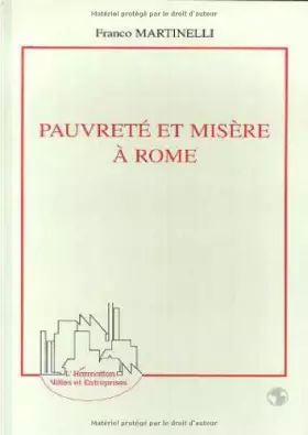 Couverture du produit · Pauvreté et misère à Rome