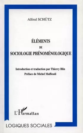 Couverture du produit · Eléments de sociologie phénoménologique