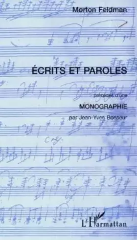 Couverture du produit · Ecrits et paroles