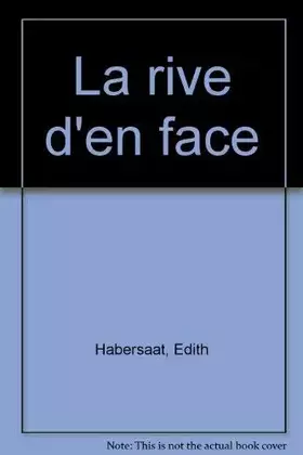 Couverture du produit · La rive dans face