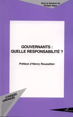 Couverture du produit · Gouvernante quelle responsabilite
