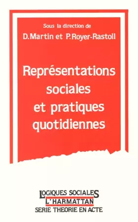 Couverture du produit · Représentations sociales et pratiques quotidiennes