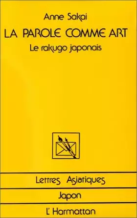 Couverture du produit · La parole comme art