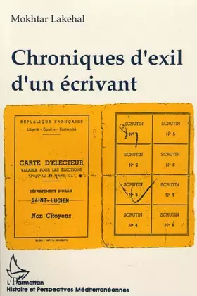 Couverture du produit · Chroniques d'exil d'un écrivant