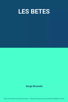 Couverture du produit · LES BETES