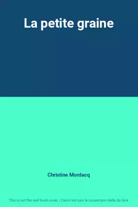 Couverture du produit · La petite graine