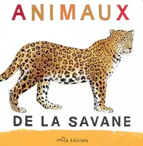 Couverture du produit · Animaux de la savane