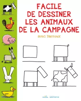 Couverture du produit · Facile de dessiner les animaux de la campagne