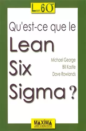 Couverture du produit · Qu'est-ce que le Lean Six Sigma ?
