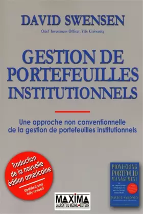 Couverture du produit · Gestion de portefeuilles institutionnels