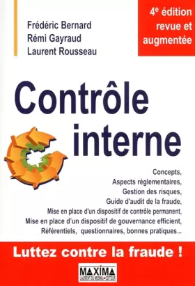 Couverture du produit · Contrôle interne - 4e éd.