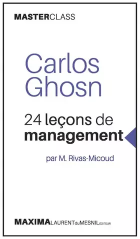Couverture du produit · Carlos Ghosn - 2e éd.: 24 leçons de management