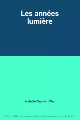 Couverture du produit · Les années lumière