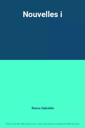 Couverture du produit · Nouvelles i
