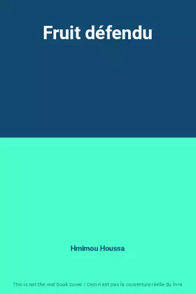 Couverture du produit · Fruit défendu