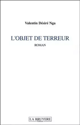 Couverture du produit · L'objet de terreur