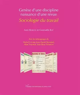 Couverture du produit · Genèse d'une discipline, naissance d'une revue