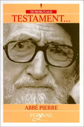 Couverture du produit · Testament