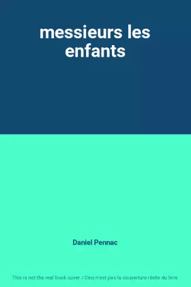 Couverture du produit · messieurs les enfants