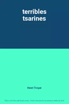 Couverture du produit · terribles tsarines