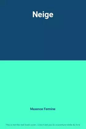 Couverture du produit · Neige