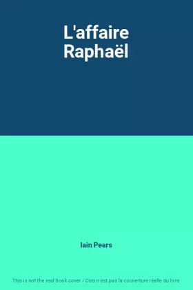 Couverture du produit · L'affaire Raphaël