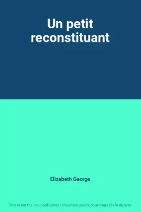 Couverture du produit · Un petit reconstituant