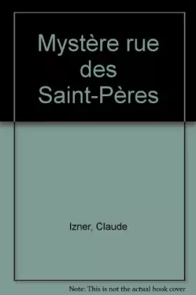 Couverture du produit · Mystère rue des Saint-Pères