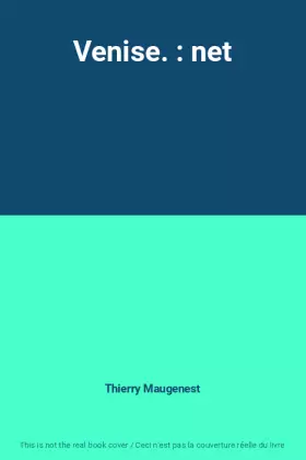 Couverture du produit · Venise. : net