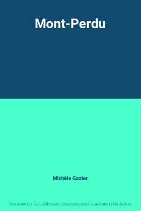 Couverture du produit · Mont-Perdu