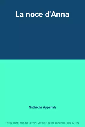 Couverture du produit · La noce d'Anna