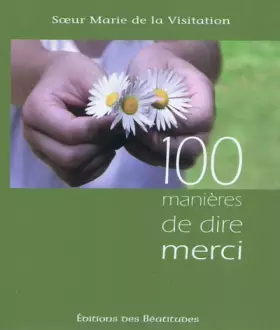 Couverture du produit · 100 manières de dire merci