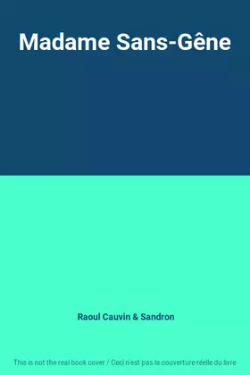 Couverture du produit · Madame Sans-Gêne