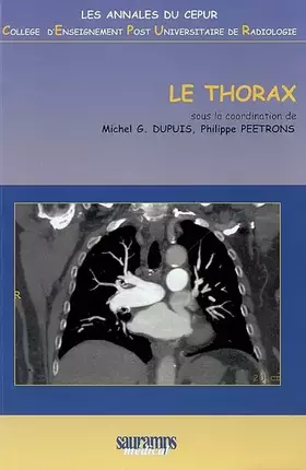 Couverture du produit · LE THORAX - ANNALES DU CEPUR
