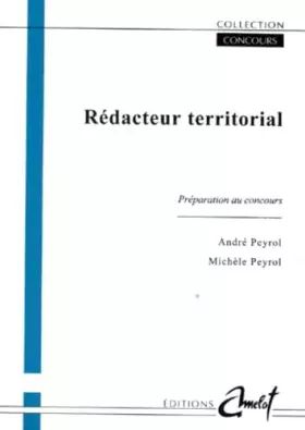 Couverture du produit · Rédacteur territorial