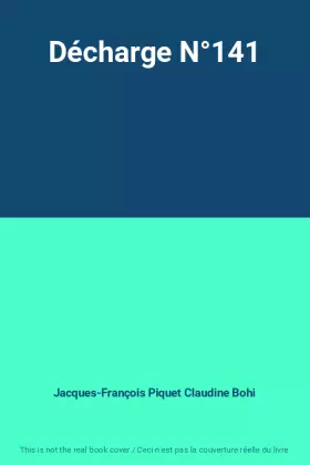 Couverture du produit · Décharge N°141